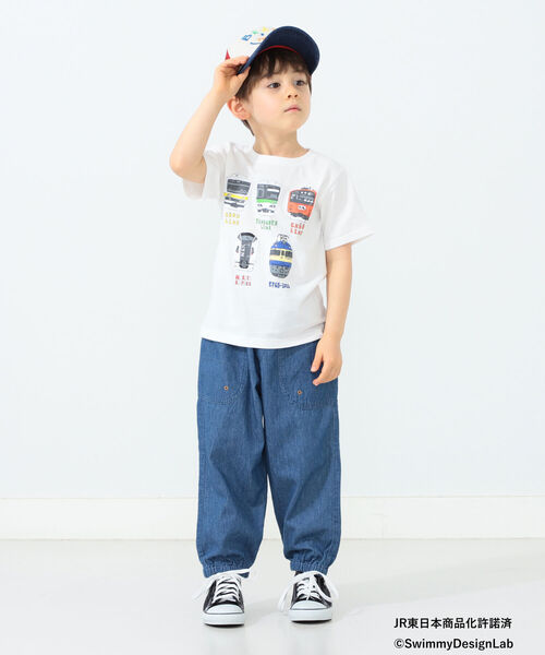 BEAMS mini（ビームスミニ）の「BEAMS mini / JR フロントプリントTシャツ 22S（90～150㎝）（Tシャツ/カットソー・キッズ・オフホワイト/ライトグレー/ネイビー・130/90/110/120/140/100/150）」の13枚目の写真
