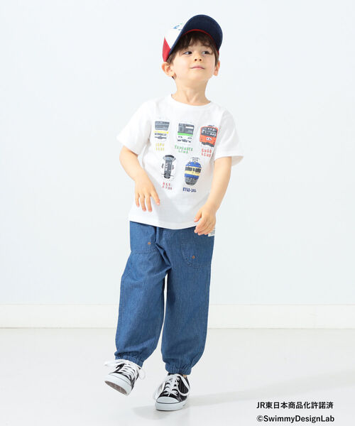 BEAMS mini（ビームスミニ）の「BEAMS mini / JR フロントプリントTシャツ 22S（90～150㎝）（Tシャツ/カットソー・キッズ・オフホワイト/ライトグレー/ネイビー・130/90/110/120/140/100/150）」の14枚目の写真