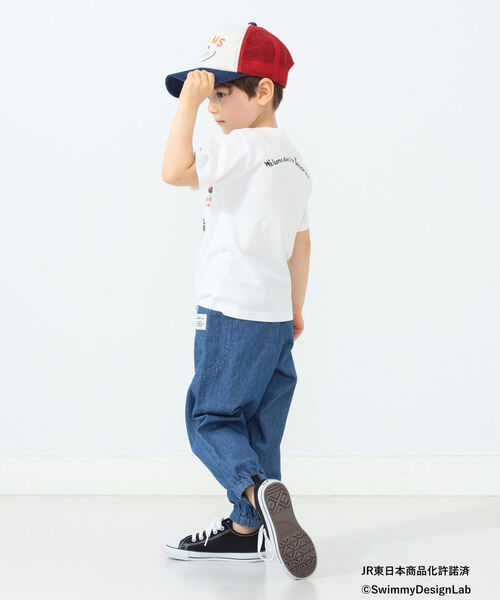 BEAMS mini（ビームスミニ）の「BEAMS mini / JR フロントプリントTシャツ 22S（90～150㎝）（Tシャツ/カットソー・キッズ・オフホワイト/ライトグレー/ネイビー・130/90/110/120/140/100/150）」の15枚目の写真