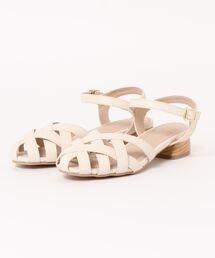 Te chichi TERRASSE | クロス編みネックベルトサンダル(サンダル)