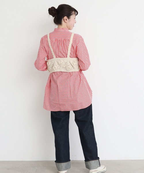 Dot&Stripes CHILD WOMAN(ドットアンドストライプス チャイルドウーマン)の「ネパールかぎ針スクエアモチーフキャミニット(ニット/セーター・レディース・アイボリー/その他・FREE)」の21枚目の写真