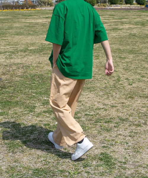 kutir（クティール）の「【LOONEY TUNESコラボ】バックポケット刺繍パンツ（チノパンツ・メンズ・ブラック/ベージュ/グリーン・SMALL/MEDIUM/LARGE）」の15枚目の写真