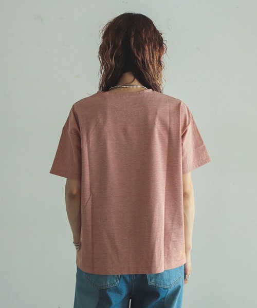 FIL DE FER(フィルデフェール)の「OLDストライプ 半袖カットソー(Tシャツ/カットソー・レディース・ブラック/レッド・FREE)」の11枚目の写真