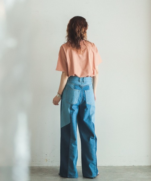 FIL DE FER(フィルデフェール)の「OLDストライプ 半袖カットソー(Tシャツ/カットソー・レディース・ブラック/レッド・FREE)」の7枚目の写真