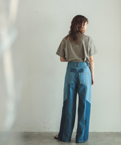 FIL DE FER(フィルデフェール)の「OLDストライプ 半袖カットソー(Tシャツ/カットソー・レディース・ブラック/レッド・FREE)」の5枚目の写真