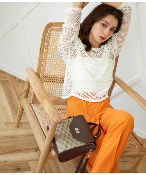 ANAP(アナップ)の「モノグラムショルダーバッグ(ショルダーバッグ・レディース・ベージュ・FREE)」の8枚目の写真