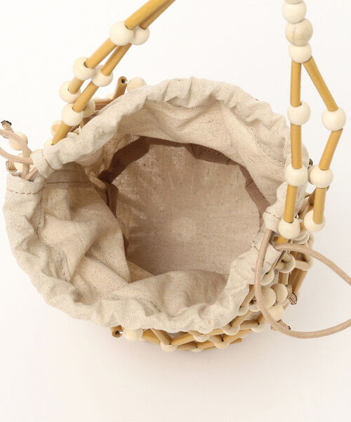 Ray BEAMS（レイビームス）の「BAGMATI / 巾着付 バッグ（トートバッグ・レディース・ブラック/オフホワイト・ONE SIZE）」の10枚目の写真