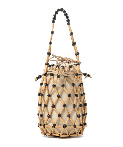 Ray BEAMS（レイビームス）の「BAGMATI / 巾着付 バッグ（トートバッグ・レディース・ブラック/オフホワイト・ONE SIZE）」の11枚目の写真