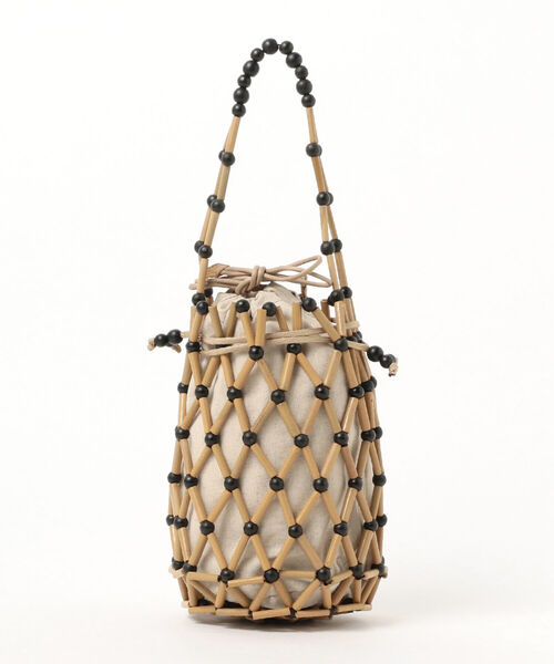 Ray BEAMS（レイビームス）の「BAGMATI / 巾着付 バッグ（トートバッグ・レディース・ブラック/オフホワイト・ONE SIZE）」の12枚目の写真