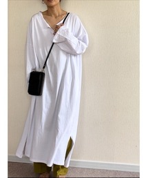 ロング丈 オーバーサイズワンピース