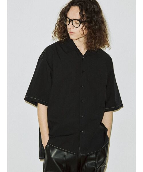 jouetie（ジュエティ）の「オーバーサイズ開襟シャツ【WEB限定・ユニセックス】（シャツ/ブラウス・レディース・ブラック/ピンク/ベージュ/ブルー/その他2・MEDIUM）」の11枚目の写真