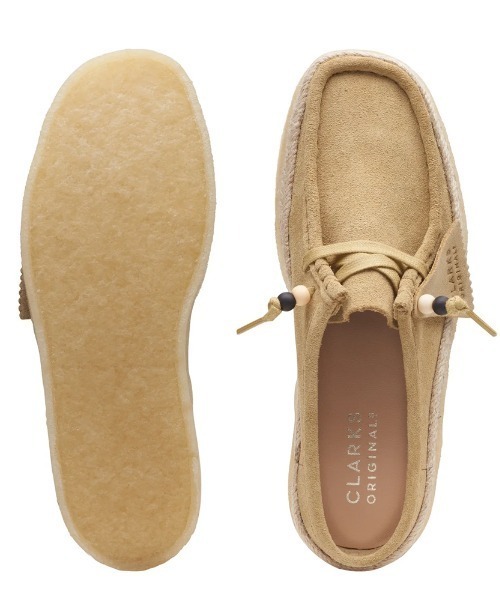Clarks(クラークス)の「【Clarks】WallabeeCup Lo(ブーツ・レディース・ベージュ・23cm/23.5cm/24cm/24.5cm/25cm)」の1枚目の写真
