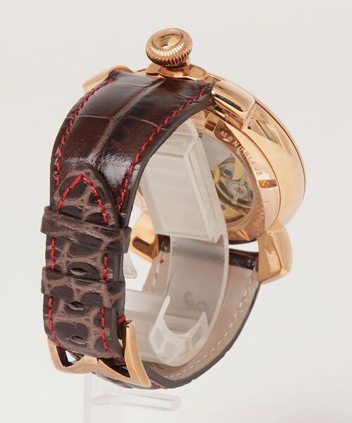 GaGa MILANO(ガガミラノ)の「GaGa MILANO/ガガミラノ MANUALE48MM 腕時計 501111S-DBR メンズ(アナログ腕時計・メンズ・ブラウン・FREE)」の2枚目の写真