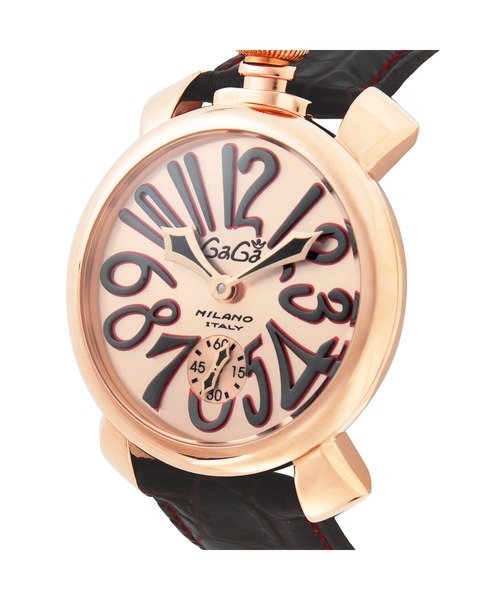 GaGa MILANO(ガガミラノ)の「GaGa MILANO/ガガミラノ MANUALE48MM 腕時計 501111S-DBR メンズ(アナログ腕時計・メンズ・ブラウン・FREE)」の3枚目の写真