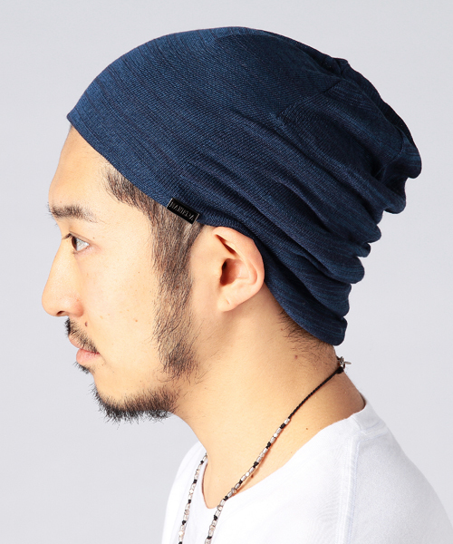 MANIERA（マニエラ）の「MANIERA / クールマックス 3D ビーニー（ニットキャップ/ビーニー・メンズ・チャコールグレー/ブラック/ネイビー・ONE SIZE）」の3枚目の写真