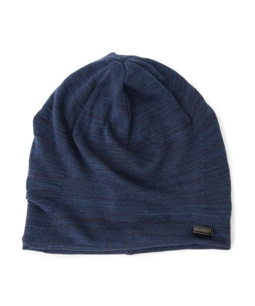 MANIERA（マニエラ）の「MANIERA / クールマックス 3D ビーニー（ニットキャップ/ビーニー・メンズ・チャコールグレー/ブラック/ネイビー・ONE SIZE）」の10枚目の写真