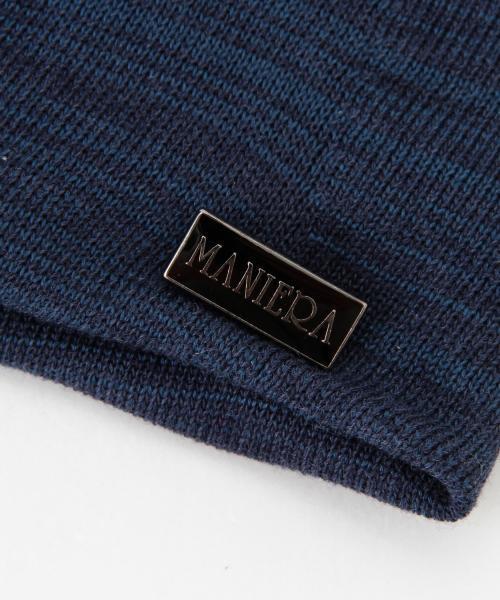 MANIERA（マニエラ）の「MANIERA / クールマックス 3D ビーニー（ニットキャップ/ビーニー・メンズ・チャコールグレー/ブラック/ネイビー・ONE SIZE）」の8枚目の写真