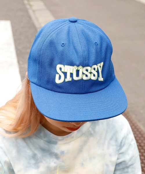 STUSSY（ステューシー）の「STUSSY/ステューシー BURLY ARCH CAP アーチロゴキャップ（キャップ・メンズ・ブラック/ブルー・FREE）」の13枚目の写真