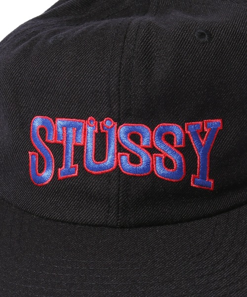 STUSSY（ステューシー）の「STUSSY/ステューシー BURLY ARCH CAP アーチロゴキャップ（キャップ・メンズ・ブラック/ブルー・FREE）」の8枚目の写真