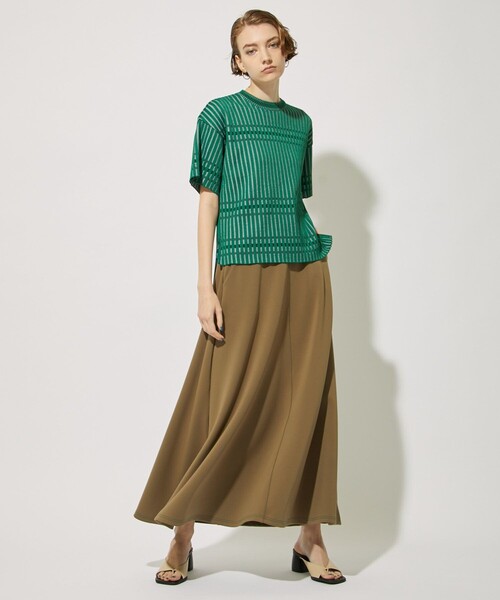 CITY TOKYO（シティトウキョウ）の「カラーラインリラックスニットトップス（ニット/セーター・レディース・ベージュ/ネイビー/グリーン・FREE）」の19枚目の写真