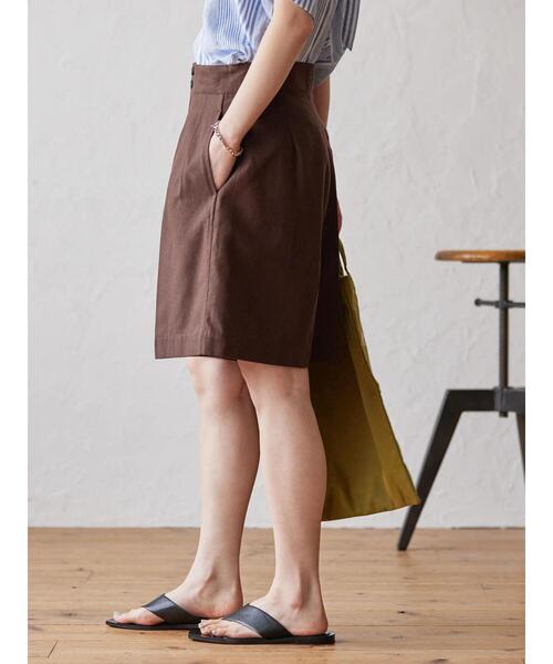AMERICAN HOLIC(アメリカンホリック)の「リネンブレンドショートパンツ(その他パンツ・レディース・ブラック/ブラウン・S/M)」の14枚目の写真