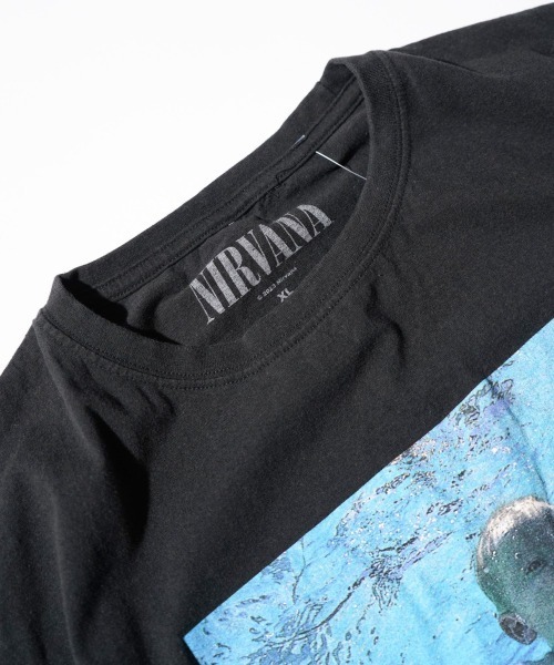 THRIFTY LOOK（スリフティールック）の「THRIFTY LOOK / スリフティールック THRIFTY "NIRVANA" TEE ニルヴァーナ バンドTシャツ バンT（Tシャツ/カットソー・メンズ・ブラック/ブラック系その他3/ネイビー/ブラック系その他2/スミクロ/ブラック系その他/ブラック系9/ホワイト・LARGE/X-LARGE/XX-LARGE/MEDIUM）」の19枚目の写真