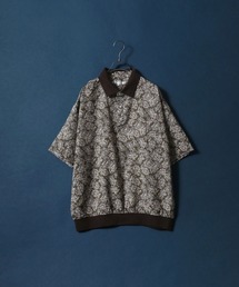 ANPAS | Total Pattern Print Oversize Polo Shirt/総柄プリント オーバーサイズ ポロシャツ(ポロシャツ)