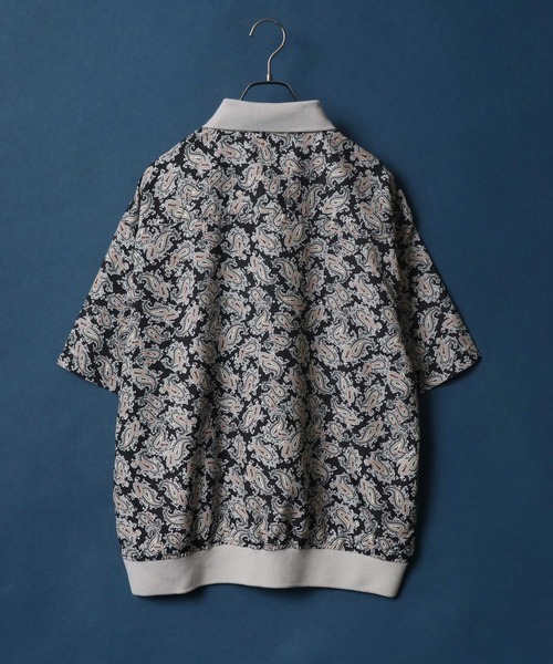 ANPAS(アンパス)の「Total Pattern Print Oversize Polo Shirt/総柄プリント オーバーサイズ ポロシャツ(ポロシャツ・メンズ・ブラック/ブラウン/カーキ/ブルー・M/L/LL)」の17枚目の写真
