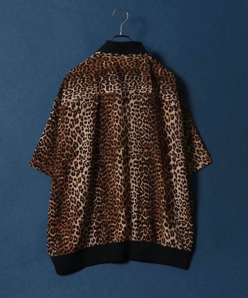 ANPAS(アンパス)の「Total Pattern Print Oversize Polo Shirt/総柄プリント オーバーサイズ ポロシャツ(ポロシャツ・メンズ・ブラック/ブラウン/カーキ/ブルー・M/L/LL)」の7枚目の写真