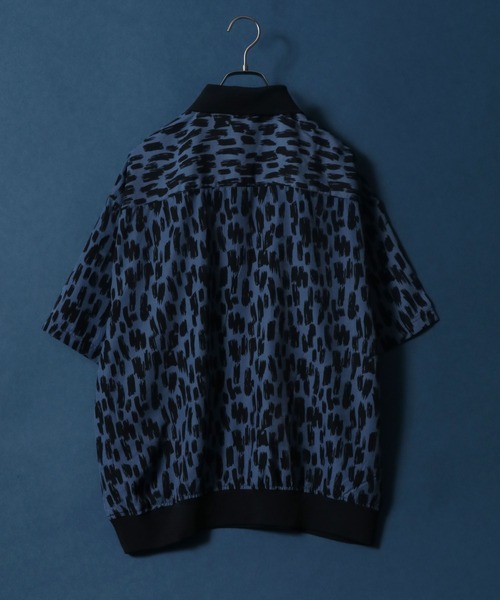 ANPAS(アンパス)の「Total Pattern Print Oversize Polo Shirt/総柄プリント オーバーサイズ ポロシャツ(ポロシャツ・メンズ・ブラック/ブラウン/カーキ/ブルー・M/L/LL)」の13枚目の写真