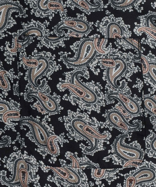 ANPAS(アンパス)の「Total Pattern Print Oversize Polo Shirt/総柄プリント オーバーサイズ ポロシャツ(ポロシャツ・メンズ・ブラック/ブラウン/カーキ/ブルー・M/L/LL)」の18枚目の写真