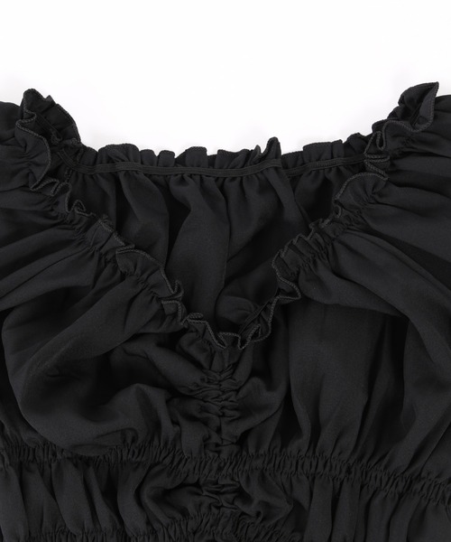 PHILLY（フィリー）の「2WAYドロストブラウス（シャツ/ブラウス・レディース・ホワイト/ブラック/ピンク/ブルー・FREE）」の8枚目の写真