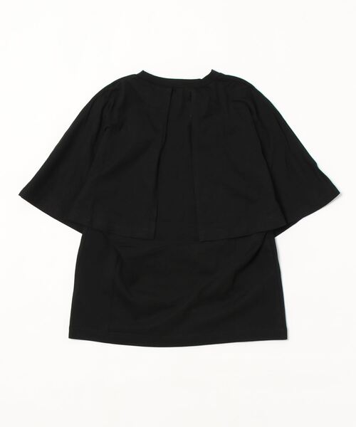 mici（ミチ）の「(mici)ビッグスリーブカットソー（Tシャツ/カットソー・レディース・ホワイト/ブラック/ブルー・FREE）」の4枚目の写真