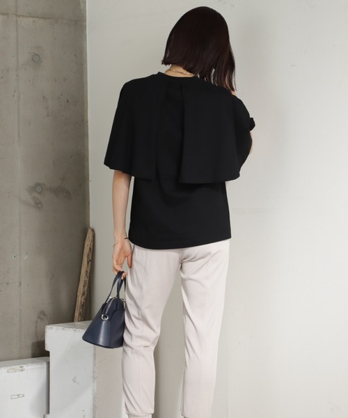 mici（ミチ）の「(mici)ビッグスリーブカットソー（Tシャツ/カットソー・レディース・ホワイト/ブラック/ブルー・FREE）」の20枚目の写真