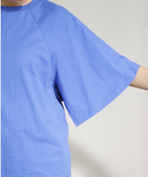 mici（ミチ）の「(mici)ビッグスリーブカットソー（Tシャツ/カットソー・レディース・ホワイト/ブラック/ブルー・FREE）」の5枚目の写真