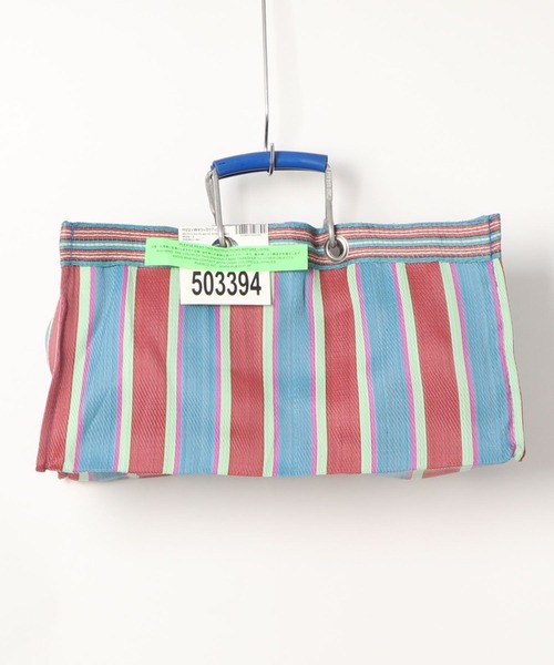 PUEBCO（プエブコ）の「RECYCLED PLASTIC STRIPE BAG　Wide（トートバッグ・メンズ・その他1/その他2/その他3/その他4/その他5/その他6・ONE SIZE）」の12枚目の写真