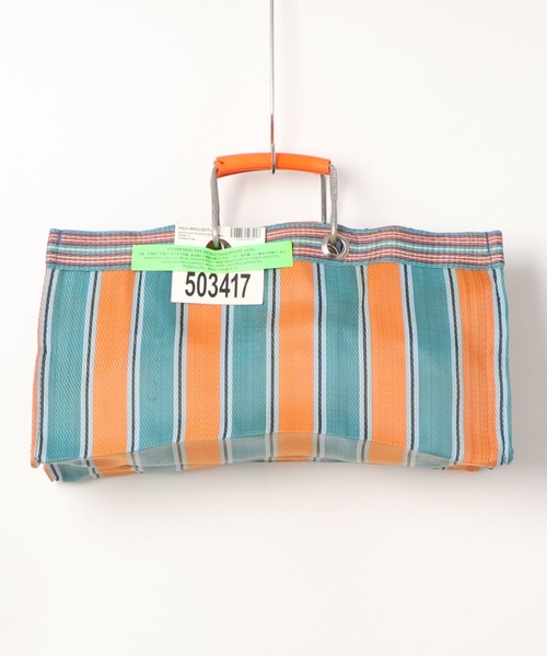 PUEBCO（プエブコ）の「RECYCLED PLASTIC STRIPE BAG　Wide（トートバッグ・メンズ・その他1/その他2/その他3/その他4/その他5/その他6・ONE SIZE）」の15枚目の写真