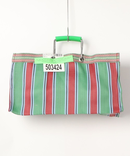 PUEBCO（プエブコ）の「RECYCLED PLASTIC STRIPE BAG　Wide（トートバッグ・メンズ・その他1/その他2/その他3/その他4/その他5/その他6・ONE SIZE）」の16枚目の写真