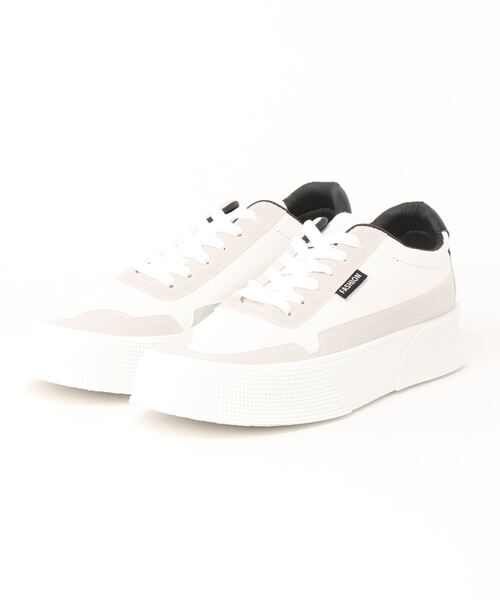 aimoha（アイモハ）の「厚底カジュアルシューズ（スニーカー・メンズ・ホワイト/ブラック/グリーン・24.5cm/25.5cm/26.5cm/25.0cm/26.0cm）」の21枚目の写真