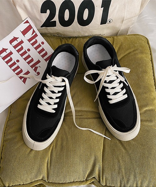 aimoha（アイモハ）の「厚底カジュアルシューズ（スニーカー・メンズ・ホワイト/ブラック/グリーン・24.5cm/25.5cm/26.5cm/25.0cm/26.0cm）」の5枚目の写真