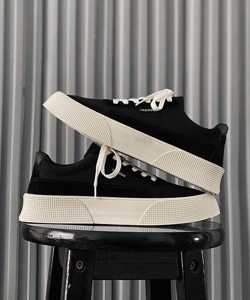 aimoha（アイモハ）の「厚底カジュアルシューズ（スニーカー・メンズ・ホワイト/ブラック/グリーン・24.5cm/25.5cm/26.5cm/25.0cm/26.0cm）」の15枚目の写真