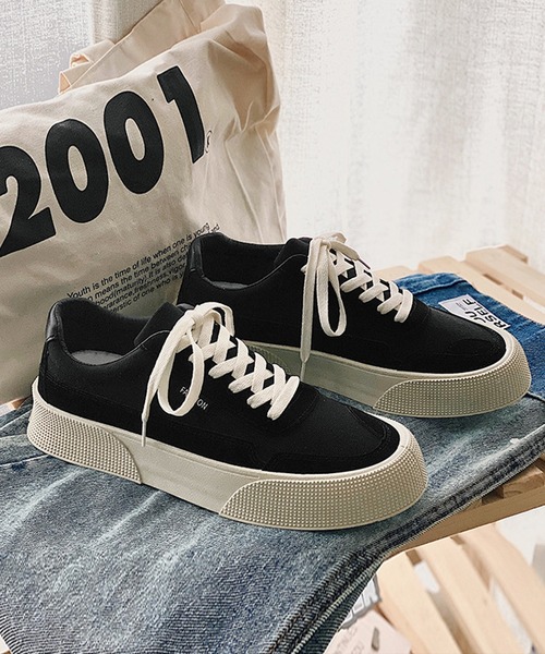 aimoha（アイモハ）の「厚底カジュアルシューズ（スニーカー・メンズ・ホワイト/ブラック/グリーン・24.5cm/25.5cm/26.5cm/25.0cm/26.0cm）」の19枚目の写真