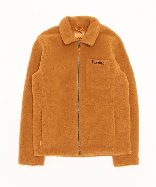 Timberland（ティンバーランド）の「メンズ フリース オーバーシャツ（シャツ/ブラウス・メンズ・ウィート/オフホワイト・LARGE/SMALL/X-LARGE/XX-LARGE/MEDIUM）」の2枚目の写真