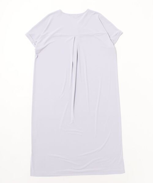 【WEB別注】Vネックカットソーワンピ≪洗濯機で洗える≫