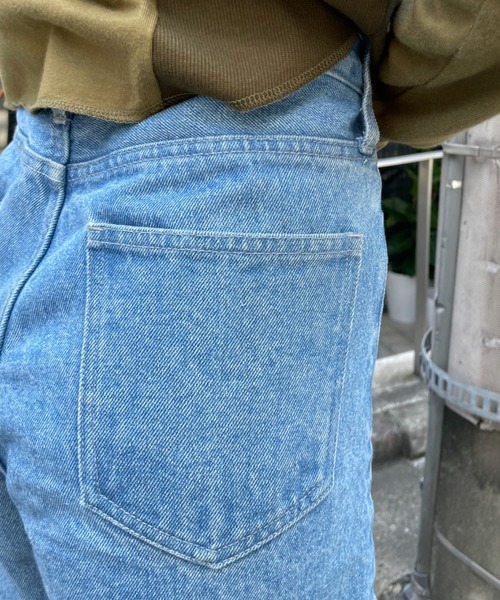 HELLO.SANFRANCISCO（ハローサンフランシスコ）の「【HELLO.SANFRANCISCO/ハローサンフランシスコ】サイドハート刺繍フレアデニムパンツ（デニムパンツ・レディース・ブルー・FREE）」の20枚目の写真