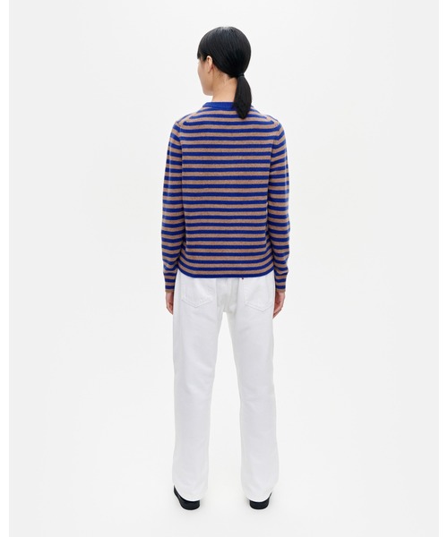 marimekko（マリメッコ）の「Tasaraita / Silfa knitted pullover（ニット/セーター・レディース・ブラック/ネイビー・SMALL/MEDIUM/LARGE/X-LARGE）」の8枚目の写真