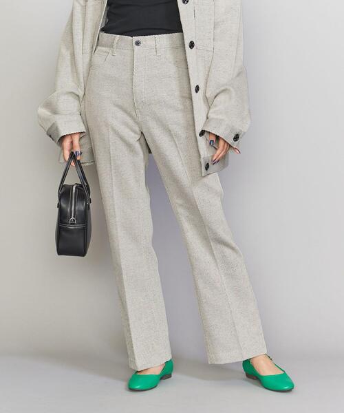 SERGE de bleu(サージ)の「<SERGE de bleu>コットンドリル フレアパンツ(その他パンツ・レディース・オフホワイト・24/23)」の1枚目の写真