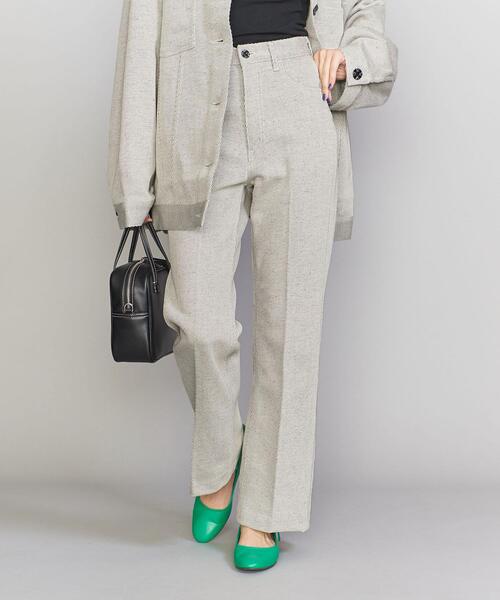 SERGE de bleu(サージ)の「<SERGE de bleu>コットンドリル フレアパンツ(その他パンツ・レディース・オフホワイト・24/23)」の5枚目の写真