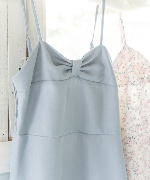 DearMyLoveRose(ディアマイラブローズ)の「胸元リボンマーメイドキャミワンピ(ワンピース・レディース・ブラック/ブルー/ベビーピンク・MEDIUM/LARGE/X-LARGE/XX-LARGE)」の22枚目の写真