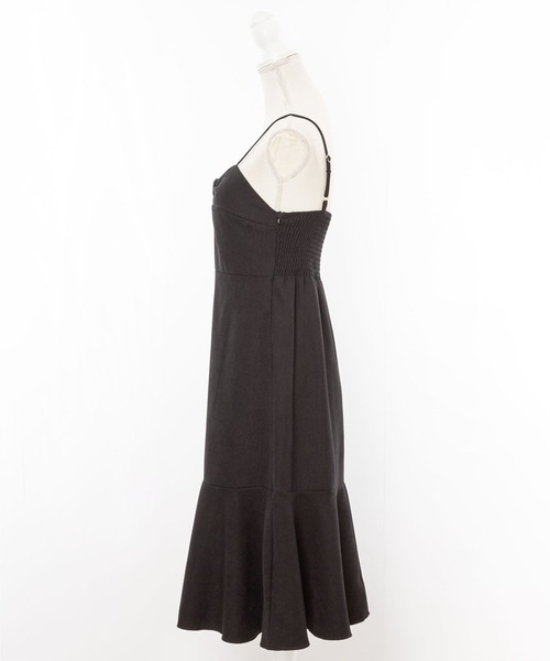 DearMyLoveRose(ディアマイラブローズ)の「胸元リボンマーメイドキャミワンピ(ワンピース・レディース・ブラック/ブルー/ベビーピンク・MEDIUM/LARGE/X-LARGE/XX-LARGE)」の5枚目の写真